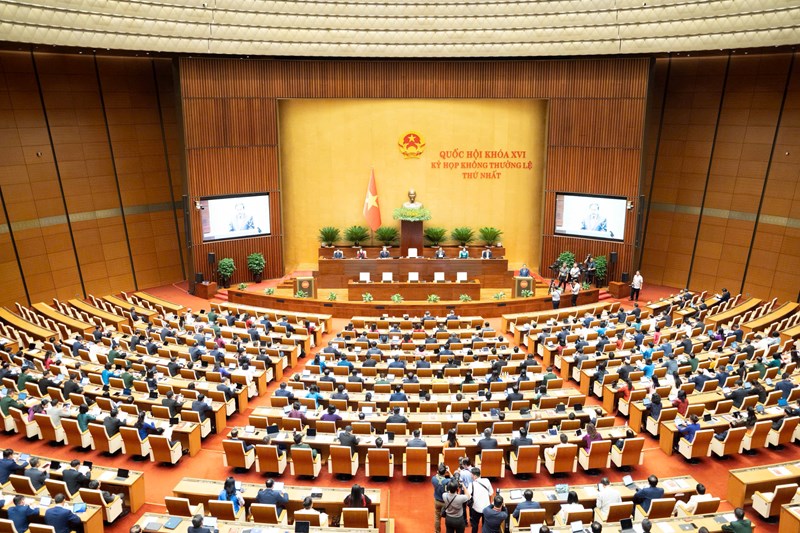 Khai mạc Kỳ họp không thường lệ thứ Nhất, Quốc hội khóa XVI: Đoàn đại biểu Quốc hội Hải Phòng tích cực tham gia thảo luận tại Tổ